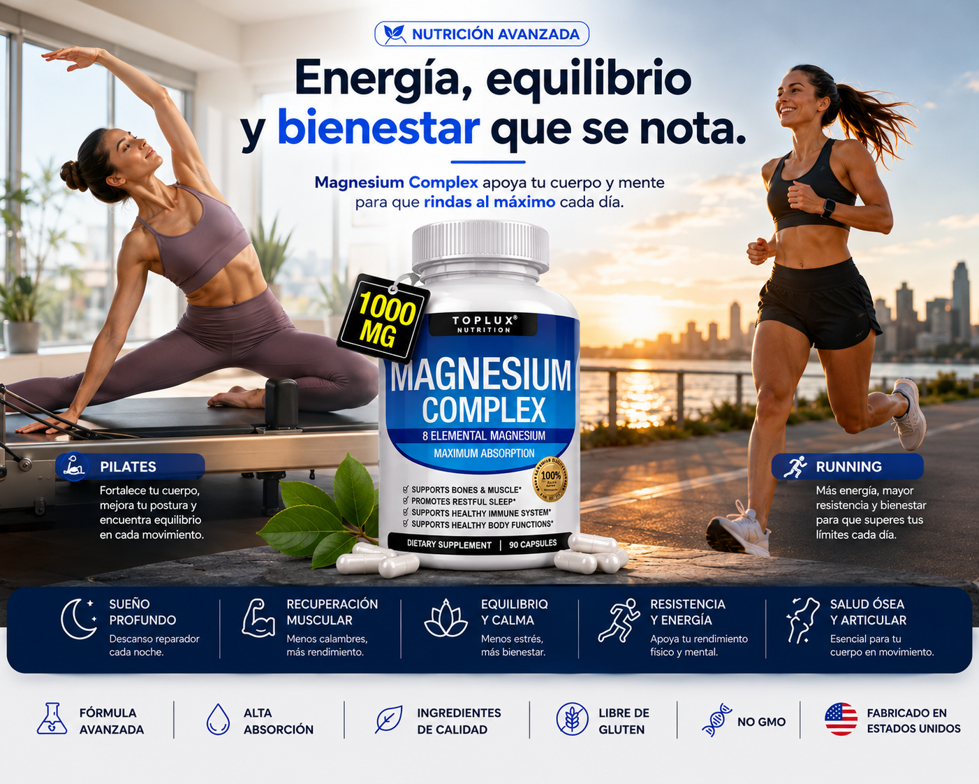 MAGNESIO COMPLEX 8 ELEMENTAL 1000 mg